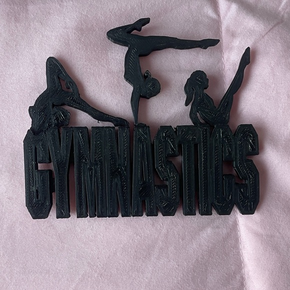 Black Gymnastics Wall Decor - Picture 1 of 1